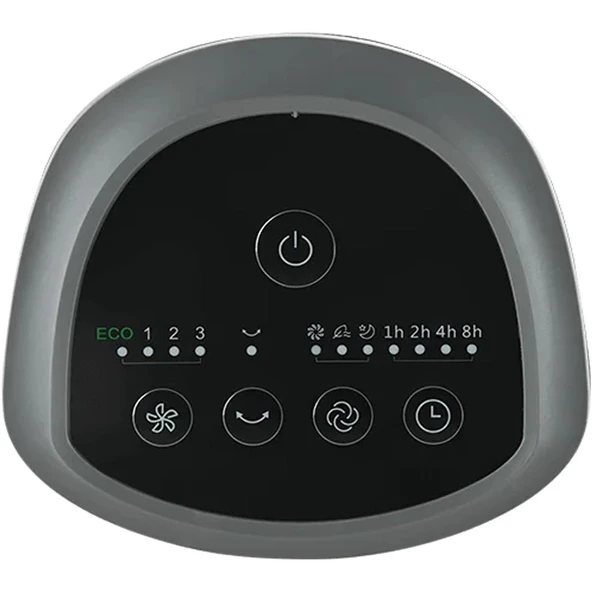 Luxell LXF-260 G Uzaktan Kumandalı Kule Tipi Vantilatör - Gri - 5