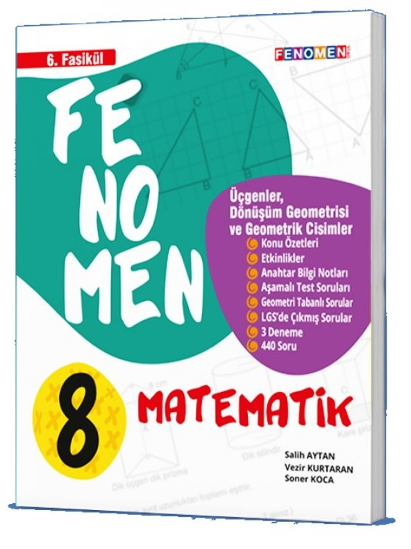 Fenomen Okul 8. Sınıf Matematik 6. Fasikül Üçgenler, Dönüşüm Geometrisi 2023