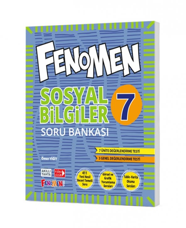 Fenomen Okul 7. Sınıf Sosyal Bilgiler Soru Bankası 2023