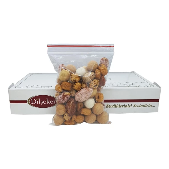 Dilşeker Lüks Ekonomik Hazır Keseli Paketlenmiş Düğün, Nişan ve Kına Kuruyemiş Çerezi 100 Adet 50 Gram - Resim 5