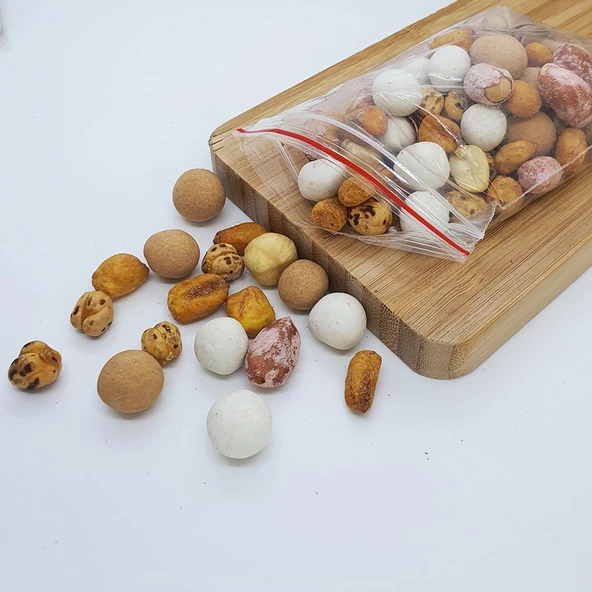 Dilşeker Ekonomik Hazır Keseli Paketlenmiş Düğün, Nişan ve Kına Kuruyemiş Çerezi 75 Adet 50 Gram - Resim 3