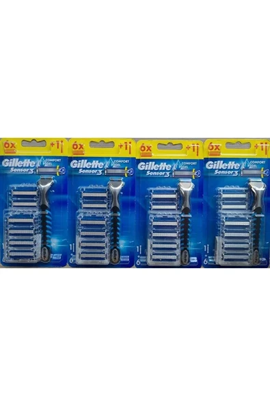 Gillette SENSÖR3 24 ADET YEDEK BAŞLIK ürün görseli