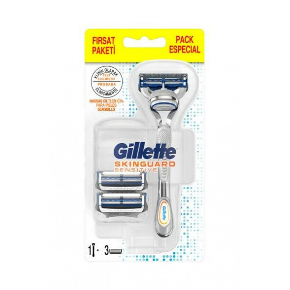 Gillette Skinguard Tıraş Bıçağı + 3'lü Bıçak