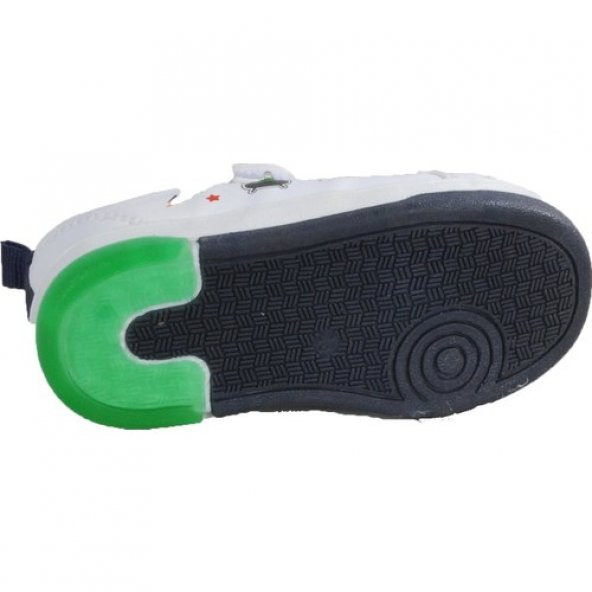 Cool Beyaz Yeşil IŞIKLI Bebek Spor Ayakkabı - 4
