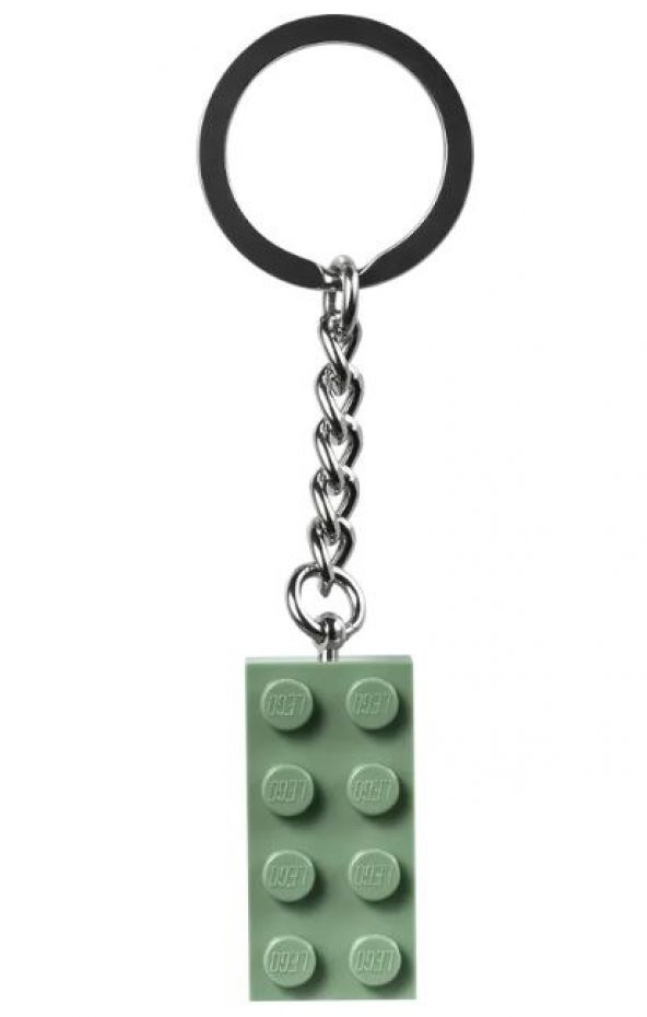 Lego 854159 2x4 Kum Yeşili Anahtarlık - 2