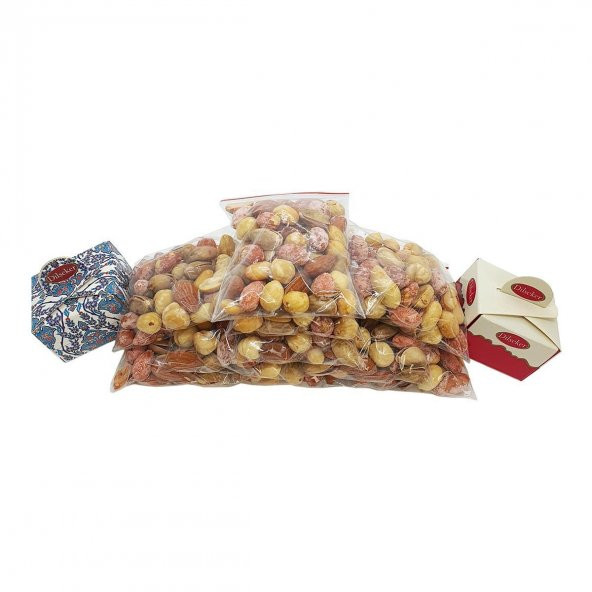 Dilşeker Düğün, Nişan ve Kına Hazır Paketlenmiş Taze Special Kuruyemiş Çerez 75 Adet - Resim 3