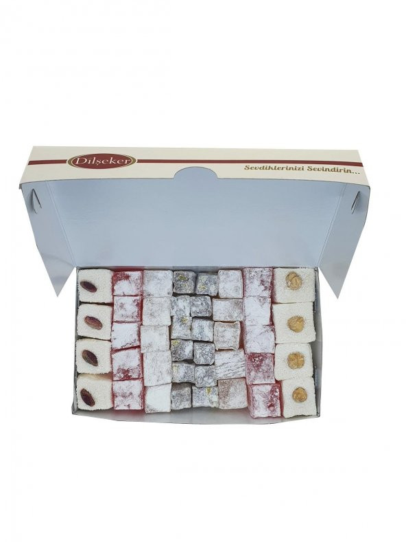 Dilşeker Bayramlık Özel Hediyelik Karışık Lokum 650 Gram - 10 Adet - 3