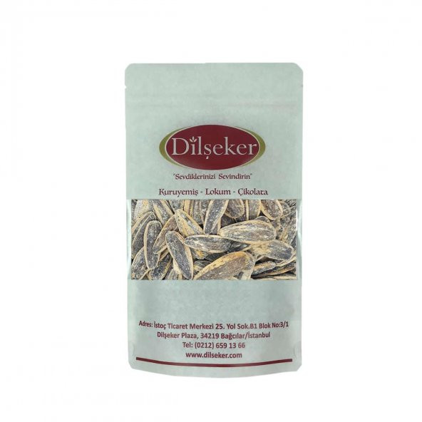 Dilşeker Tuzlu Siyah Dakota Duble Ayçekirdeği 250 Gram - Resim 3