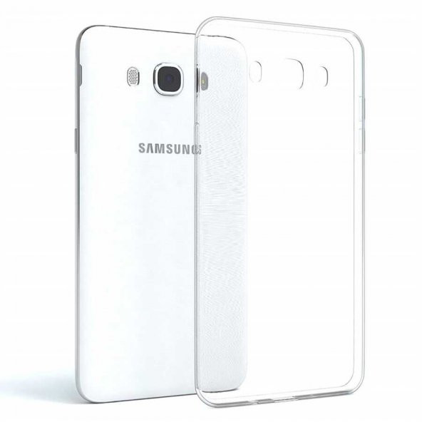 Galaxy J7 Kılıf Zore Şeffaf İnce ve Esnek Süper Silikon Kılıf - Resim 3