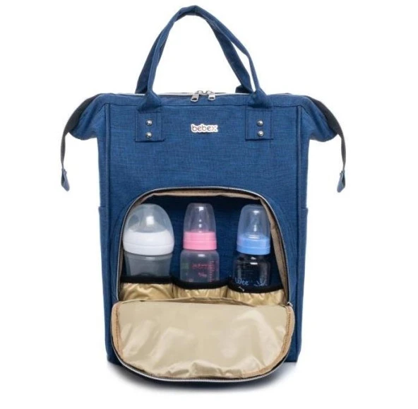 Bebex Bag-Z Organizatör Anne Bebek Bakım Sırt Çantası Parlement / Mavi - 2