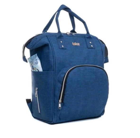 Bebex Bag-Z Organizatör Anne Bebek Bakım Sırt Çantası Parlement / Mavi - 3