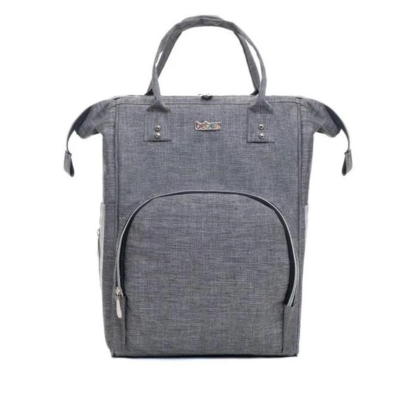 Bebex Bag-Z Organizatör Anne Bebek Bakım Sırt Çantası Açık Gri