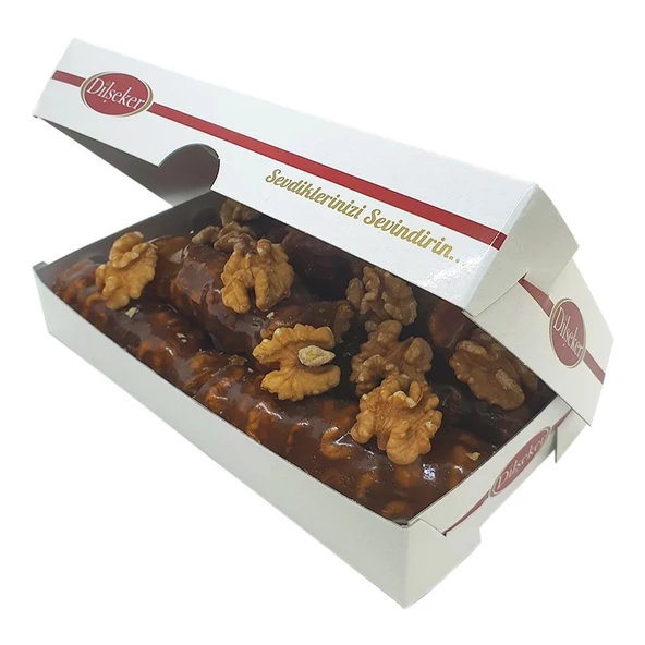 Dilşeker Sarı Pekmezli Kelebek Cevizli Sucuk 1000 Gram - Resim 2