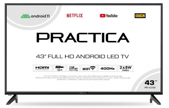 Practica 43" Full Hd Android Led Tv