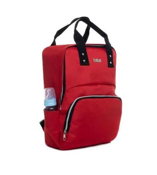 Bebex Bag-S Organizatör Anne Bebek Bakım Sırt Çantası Kırmızı - 3