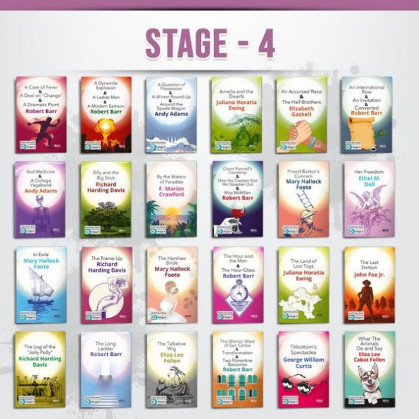 İngilizce Hikaye Kitabı Seti -24 Kitap Takım ( B2) Stage 4