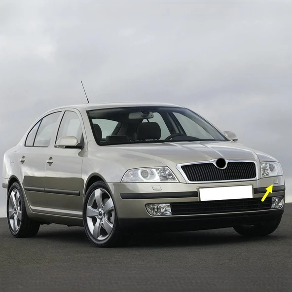 Skoda Octavia 2 A5 2005-2008 Sol Ön Far Yıkama Kapağı 1Z0955109 - 2
