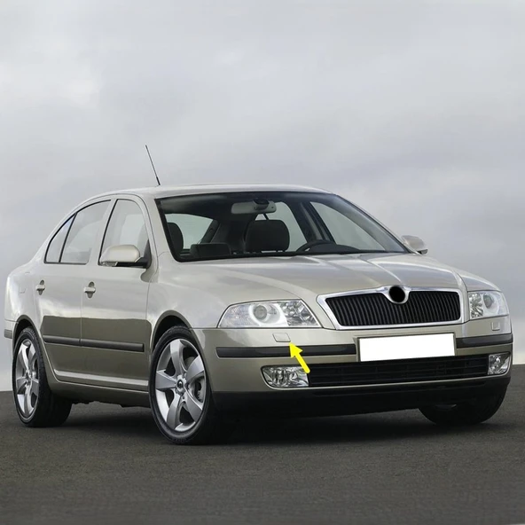Skoda Octavia 2 A5 2005-2008 Sağ Ön Far Yıkama Kapağı 1Z0955110 - 2