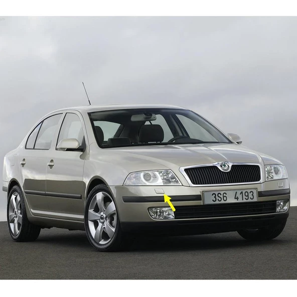 Skoda Octavia 2 A5 2005-2008 Sağ Ön Far Yıkama Kapağı 1Z0955110 - 2