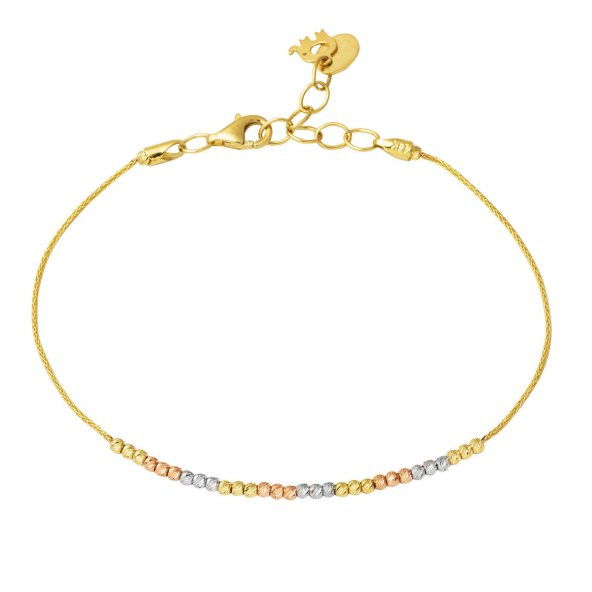 Dorika Top Altınlı 14 Ayar Takı Seti - Resim 6