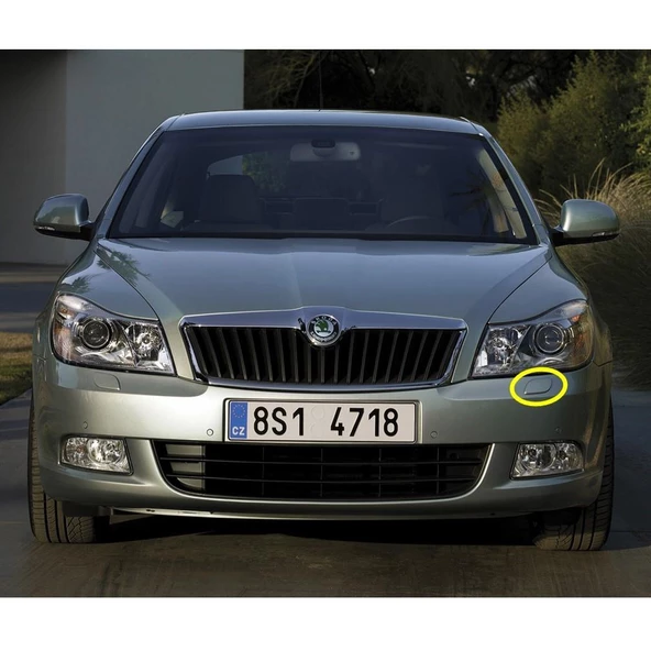 Skoda Octavia 2 A6 2009-2013 Sol Ön Far Yıkama Kapağı 1Z0955109A - 2