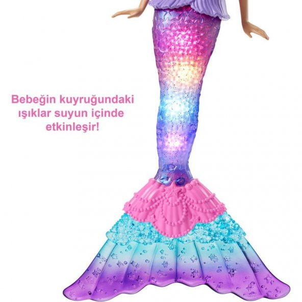 Mattel Barbie Dreamtopia Işıltılı Deniz Kızı HDJ36 - 3