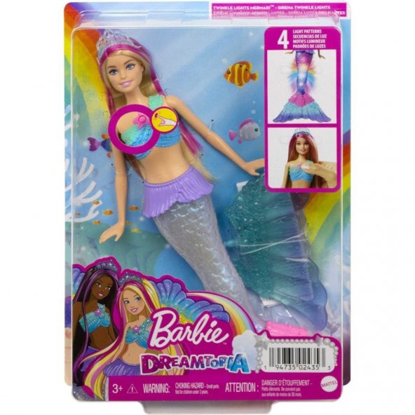 Mattel Barbie Dreamtopia Işıltılı Deniz Kızı HDJ36 - 5