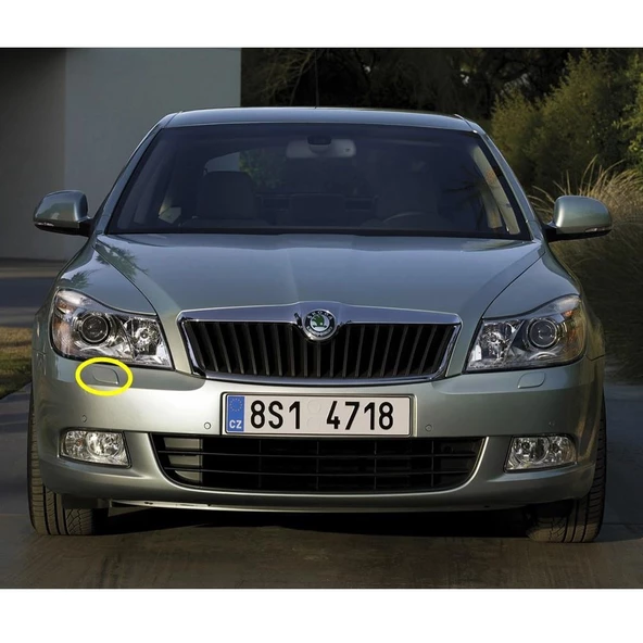 Skoda Octavia 2 A6 2009-2013 Sağ Ön Far Yıkama Kapağı 1Z0955110A - 2