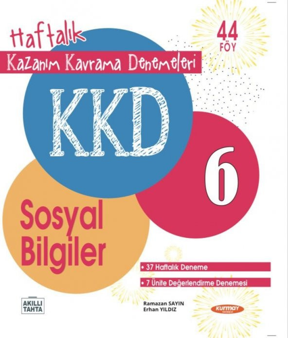 Kurmay 6. Sınıf Sosyal Bilgiler Kazanım Kavrama Denemeleri 44 Fasikül 2023