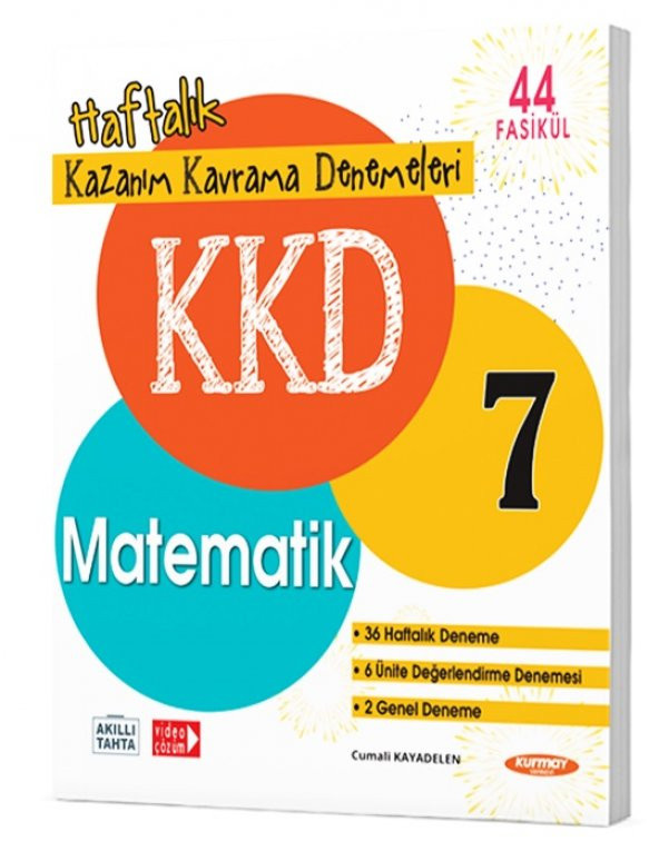 Kurmay 7. Sınıf Matematik Kazanım Kavrama Denemeleri 44 Fasikül 2023