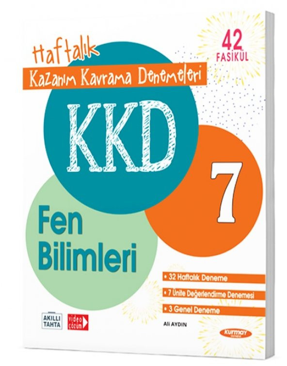 Kurmay 7. Sınıf Fen Bilimleri Kazanım Kavrama Denemeleri 42 Fasikül 2023