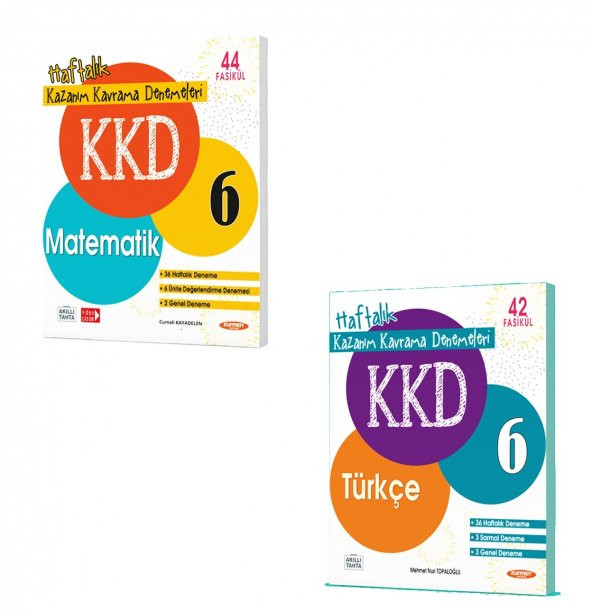 Kurmay 6. Sınıf Matematik Türkçe Kazanım Kavrama Deneme Kkd Seti 2023