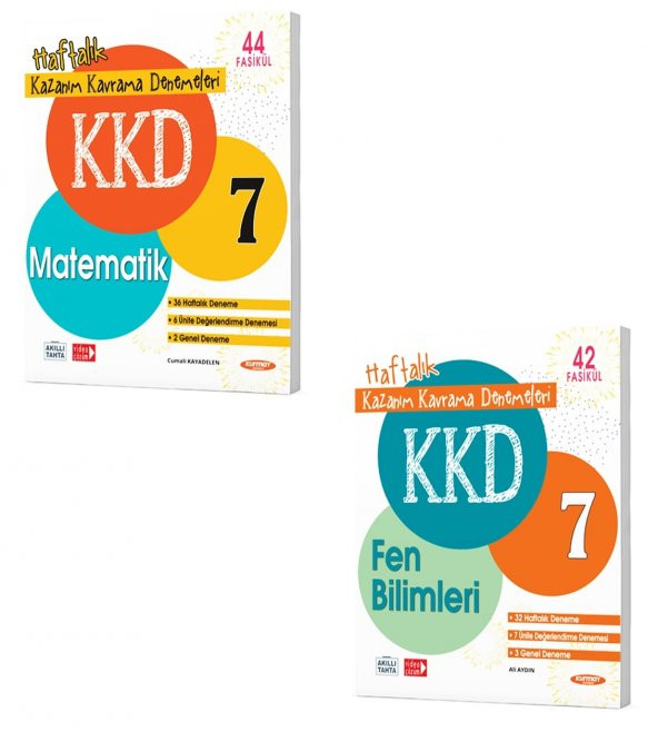 Kurmay 7. Sınıf Matematik Fen Bilimleri Kazanım Kavrama Deneme Kkd Seti 2023