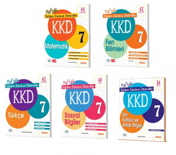 Kurmay 7. Sınıf Kazanım Kavrama Denemeleri Kkd Seti 5 Kitap 2023 ürün görseli