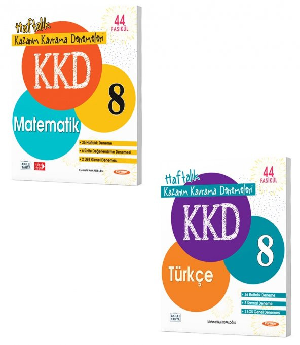 Kurmay 8. Sınıf Matematik Türkçe Kazanım Kavrama Deneme Kkd Seti 2023