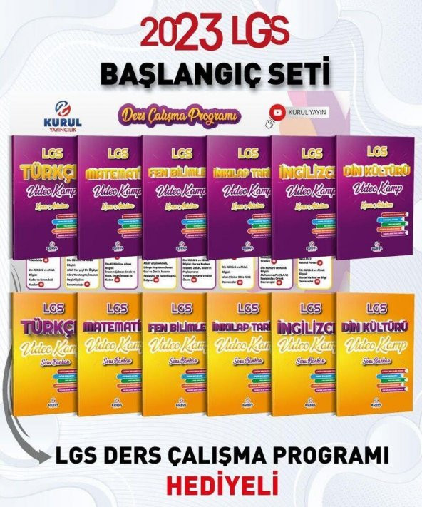2023 LGS Video Destekli Başlangıç Seti Kurul Yayıncılık