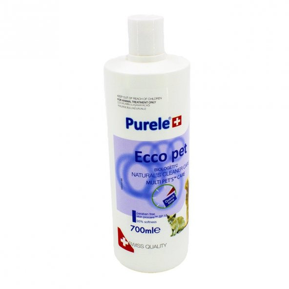 Purele Ecco Pet Ekonomik Kedi Köpek Bakım Şampuanı 700ml