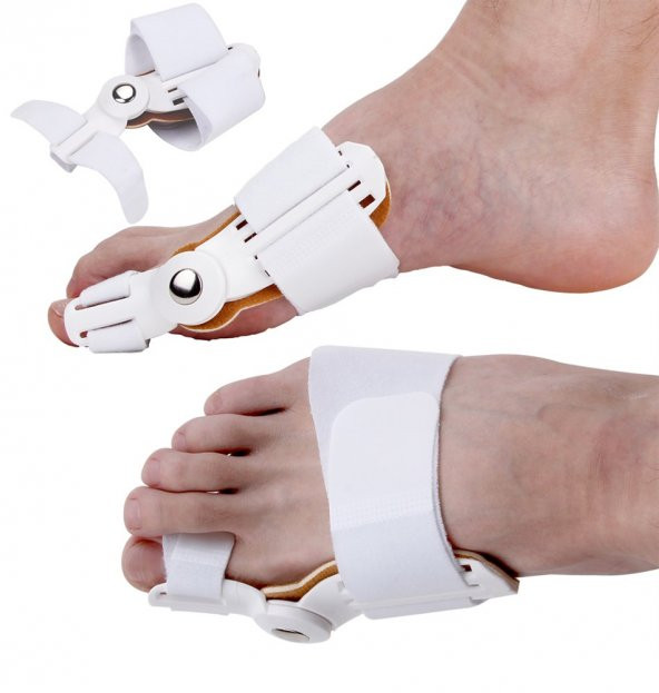 Ayak Baş Parmak Kemik Koruyucu Bunyon Kemik Çıkıntı Düzeltici Makaralı Gece Ateli Halluks Valgus - 3
