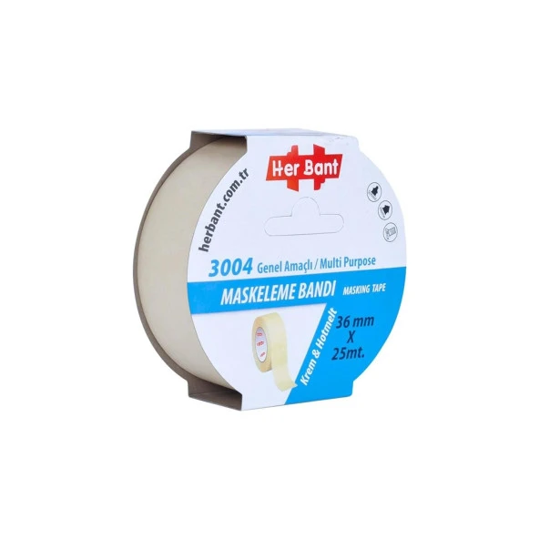 Her Bant Krepe Maskeleme Bantı 36 Mm x 25 Metre