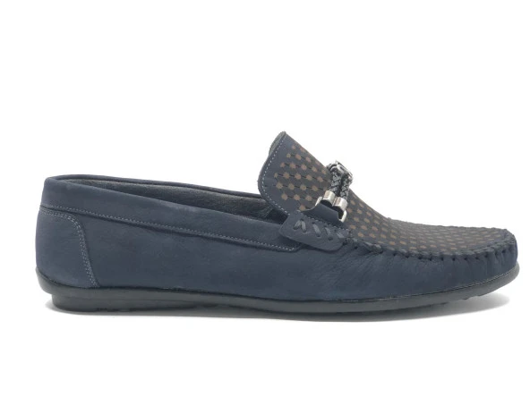 Sultan 100 Hakiki Deri Tokalı Loafer Erkek Babet Ayakkabı - 5