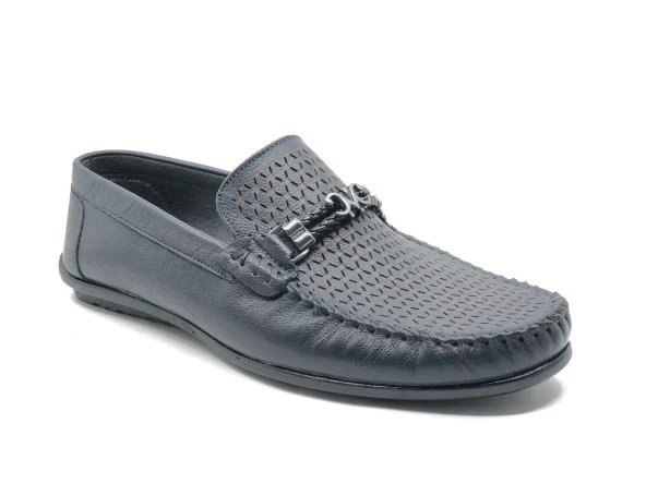 Sultan 100 Hakiki Deri Tokalı Loafer Erkek Babet Ayakkabı - 10