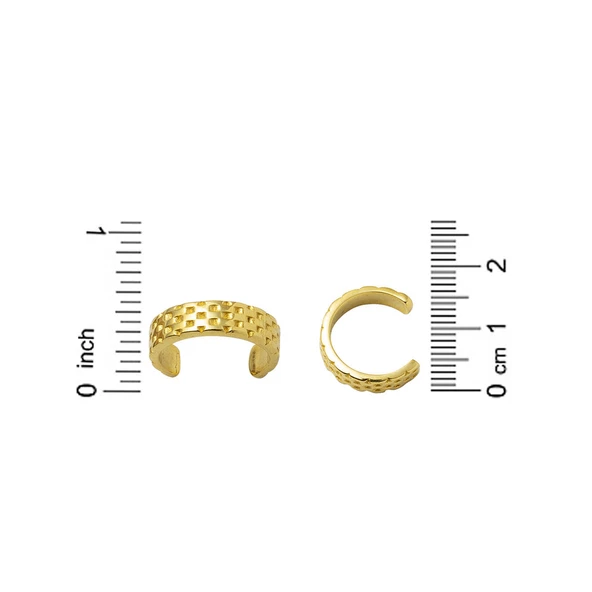 14 Ayar Altın Kıkırdak Küpe - 5