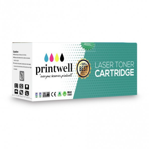 Printwell 125A-CB542A Sarı Muadil Toner