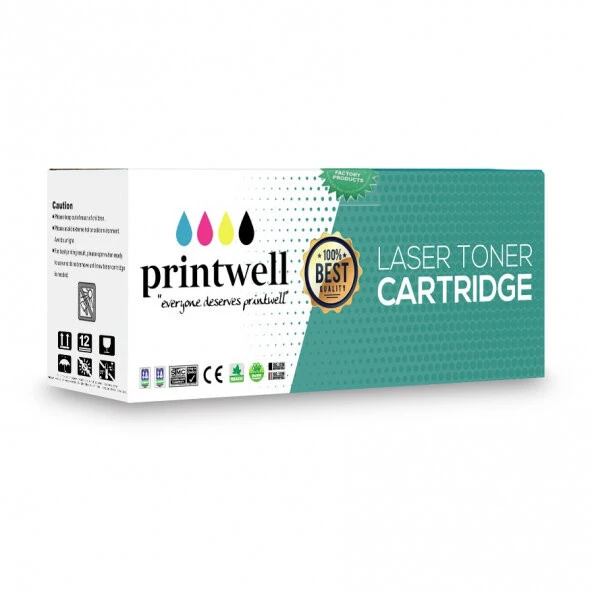 Printwell 117A-W2072A Sarı Çipsiz Muadil Toner