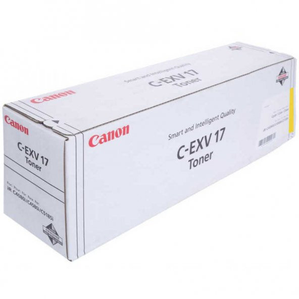 Canon C-EXV-17/0259B002AA Sarı Fotokopi Toneri