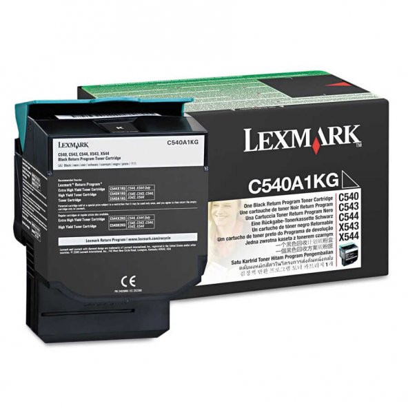 Lexmark C540-C540A1KG Siyah Toner