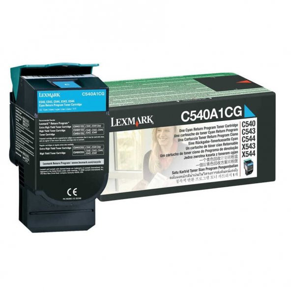 Lexmark C540-C540A1CG Mavi Toner