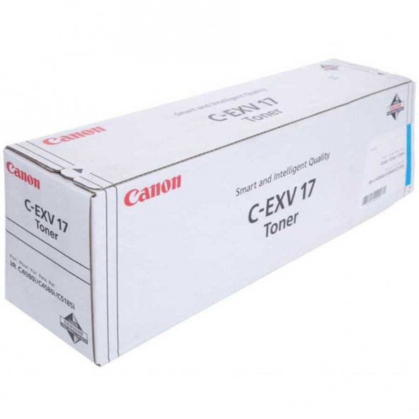 Canon C-EXV-17/0261B002AA Mavi Fotokopi Toneri