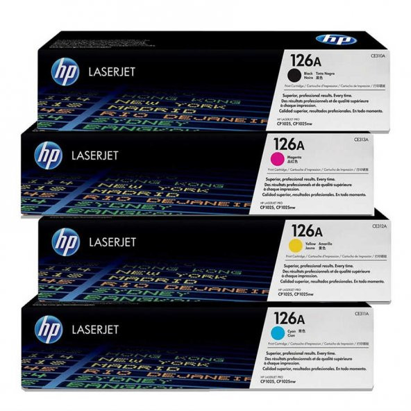 Hp 126A Toner Takımı