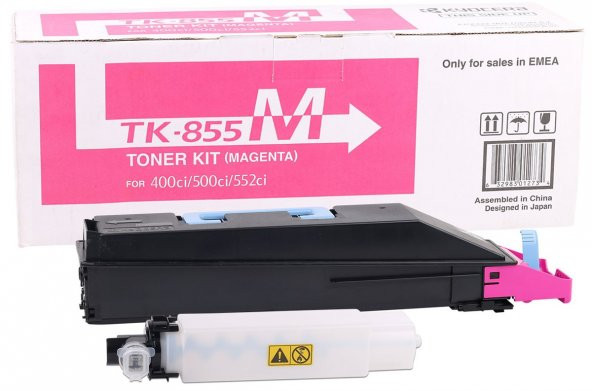 Kyocera TK-855 Kırmızı Fotokopi Toneri - 1